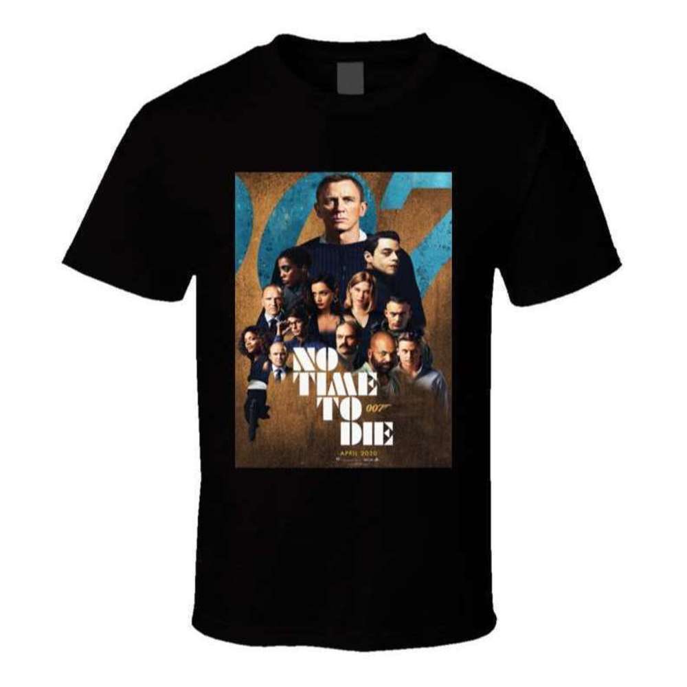 No Time To Die 007 Movie James Bond Fan Unisex T-Shirt